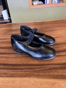 CAPEZIO MARY JANE BLACK TAP SHOES KIDS SIZE 13 M - Canadian Seller - Imagen 1 de 18