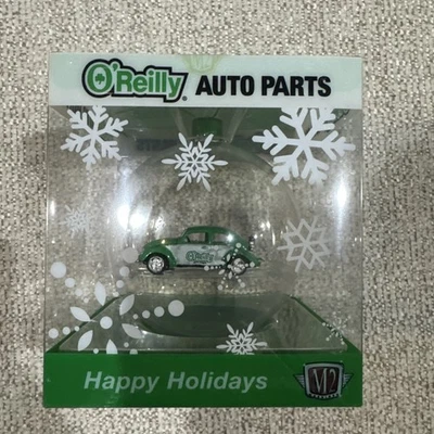 ⭐️ НОВЫЙ 2024 M2 машины O'Reilly эксклюзивный Рождественское украшение Volkswagen Beetle - Изображение 1 из 4