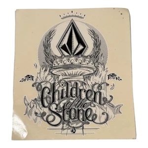 Vintage Y2K Official VOLCOM Skateboarding Snowboarding Sticker - Bild 1 von 1