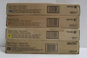 NEW SEALED *4pc Lot* Xerox Toner Full Color Set WorkCentre CMYK Ships Fast - Picture 1 of 1