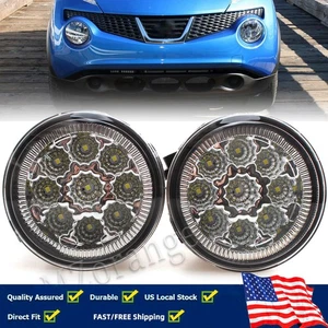 LED Bumper Front Fog Light Driving Lamp For Nissan Juke 2011 2012 2013 2014 Pair - Picture 1 of 9