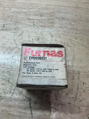 Furnas D02936031 Dual Voltage Magnetic Coil NEW OLD STOCK - Image 1 of 2