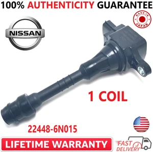 x1 OEM NISSAN Ignition Coil For 2002-2006 Nissan Sentra 1.8L I4, 22448-6N015 - Picture 1 of 5