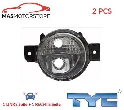 NEBELSCHEINWERFER PAAR SET TYC 19-14157-05-9 2PCS P FÜR NISSAN NOTE,PULSAR - Image 1 of 4