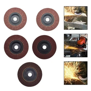 Effective Louver Blade Red Sand Grinding Polishing Discs for Angle Grinders - Picture 1 of 47