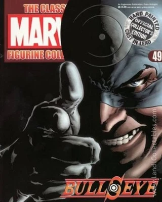 Coleção de estatuetas clássicas Marvel Eaglemoss 2007 estátua #49 Bullseye Mag apenas - Imagem 1 de 2