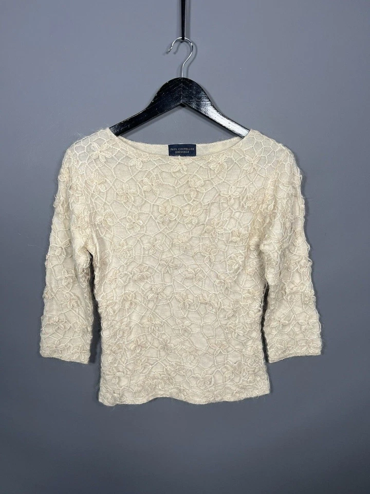 PAUL COSTELLOE WOOL BLEND Jumper - Size 3 - UK12 - Great Condition - Women’s - Image 1 of 4