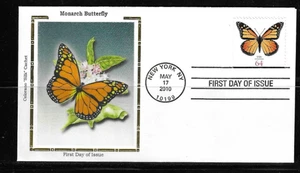 USA SC # 4462 Monarch Butterfly FDC . Colorano Silk Cachet - Picture 1 of 1