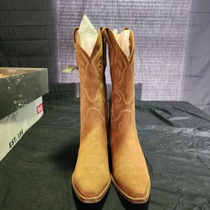 Dingo Out West Damen-Cowboystiefel Leder camel Größe 9,5 - Bild 1 von 7
