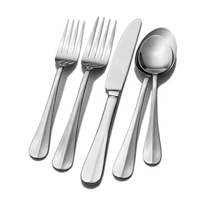 Everyday Simplicity 53-Piece Stainless Steel Flatware Set, Service for 8 - Picture 1 of 8