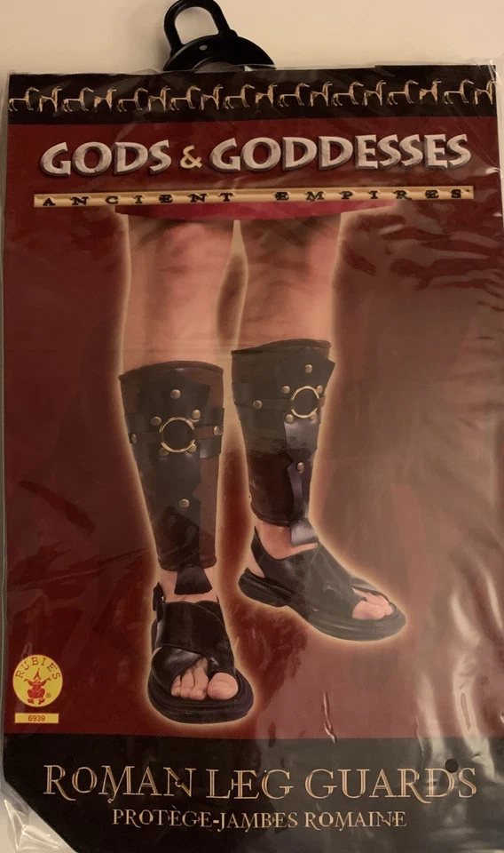 RUBÍES DIOSES Y DIOSAS PIERNA ROMANA ESPINILLERAS GUARDIAS Edad 14+ Acceso a Disfraz Nuevo en Paquete Foto 1 de 4