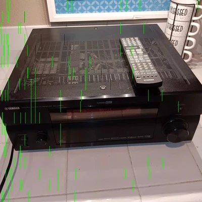 Yamaha RX-V3800 7.1 Channel A/V Receiver 140 Watts/Ch W/ Remote! Bundle! - Image 1 of 4