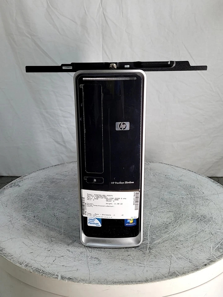 HP s5257c NY607AA#ABA Desktop PC Intel PENTIUM DUAL-CORE E5300 4GB SEE NOTES - Image 1 of 4