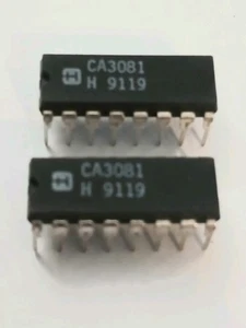 (2) Harris CA3081 16pin DIP TRANS, ARRAY NOS - Picture 1 of 1