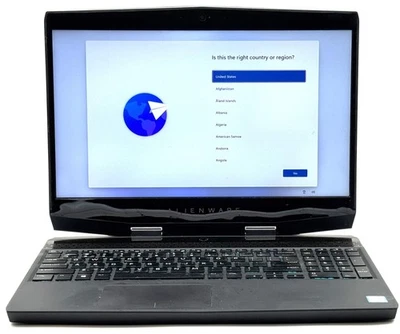 Alienware M15 -15.6"- i7- 16GB RAM - GTX 1660TI - 256GB SSD+1TB HDD  (HDD FAIL) - Image 1 of 4