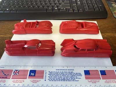 4 vehículos naves espaciales Marx de plástico 1130-2 Foto 1 de 4