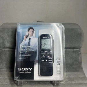Sony 2GB Digital Flash Voice Recorder Black ICD-PX312 Handheld Sealed (READ) - Picture 1 of 7