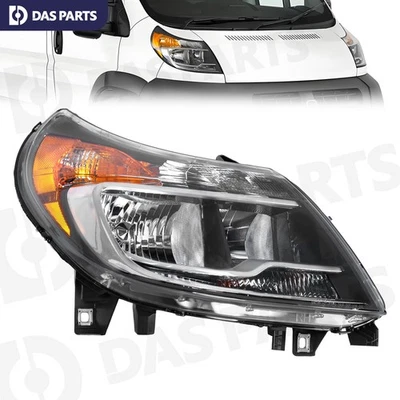 Halogen Headlight Headlamp Passenger For 2014-2022 RAM ProMaster 1500 2500 3500 - Image 1 of 4
