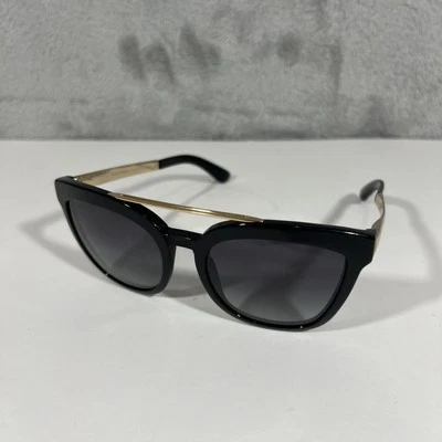 Очки солнцезащитные женские Dolce & Gabbana DG4269 501 8G черно-золотистые градиентные 54 мм - Изображение 1 из 4