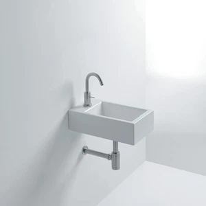 WS Bath Collections Hox Mini 45F WS05401F Hox 17-4/5" Keramik - Weiß - Bild 1 von 2
