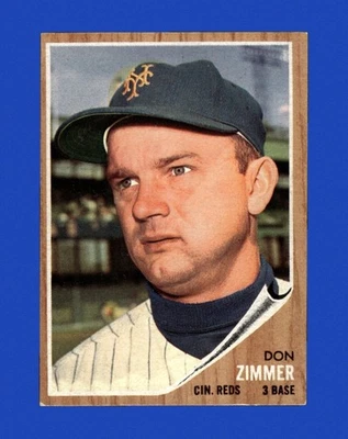 1962 Topps Set-Break #478 Don Zimmer como nuevo *GMCARDS* Foto 1 de 2