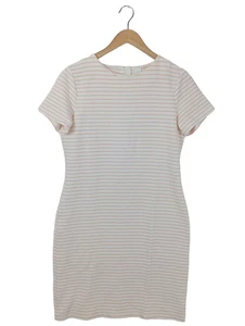 HUGO BOSS Falda estilo lápiz Mujeres Vestido Talla EU 42 naranja claro-blanco - Imagen 1 de 5