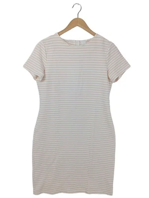 HUGO BOSS Falda estilo lápiz Mujeres Vestido Talla EU 42 naranja claro-blanco - Imagen 1 de 4