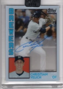 2019 Topps Clearly Authentic Autograph #TBA-CY Christian Yelich - Picture 1 of 2