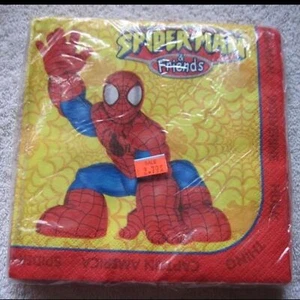 16 tovaglioli da pranzo Marvel Spiderman & Friends Hallmark Party Express 2 strati USA - Foto 1 di 4