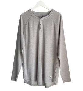 Fundamental Coast PCH Slub Raglan Sleeve Henley Long sleeve top XXL - Picture 1 of 9