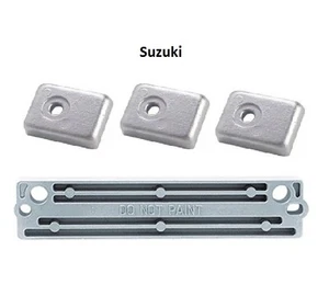 Suzuki Zinc Anode Kit Fits 200 - 250 HP Suzuki New Dealer Direct   - Imagen 1 de 5