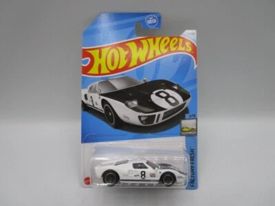Coche diecast Mattel Hot Wheels Ford GT40 blanco fresco de fábrica 2/10 1:64 Foto 1 de 3