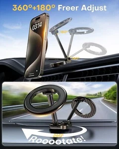 For MagSafe iPhones 15 14 13 Pro Max & Samsung Galaxy Magnetic Car Phone Mount - Picture 1 of 8