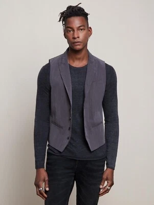 $598 Brand New NWT John Varvatos Collection Peak Lapel Vest Jacket EU50 US40 - Image 1 of 4