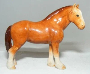 Klima Miniature Porcelain Animal Figure Horse Standing Brown L177 - Picture 1 of 1