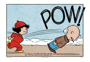 Mondo Poster Charlie Brown Peanuts Charles Schulz Snowball Pow! Limited to 170