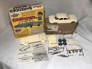 Kellogg’s 1960 Corvair Model Kit w/directions/mailer Unbuilt 1/25th Scale 1960
