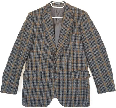 Aquascutum Gray Check Tweed Blazer Men's Size M or 40R - Image 1 of 4