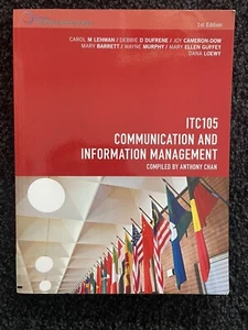 ITC105 Communication And Information Management By Anthony Chan - Picture 1 of 2