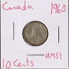 Coin Canada 10 Cents 1960 KM51, silver