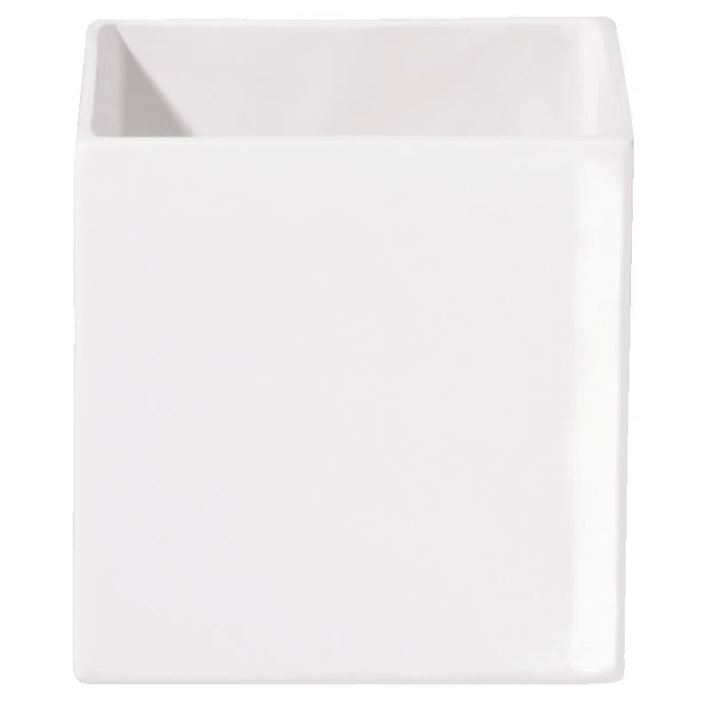 ASA Übertopf 12x12x12cm Blumenübertopf Blumenvase Blumentopf Keramik weiß Neu - Bild 1 von 1