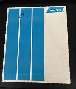 Norton 9"x11" Grit 150B 100 Sheets A413 Brand New No-Fil Durite 662611-00802 - Picture 1 of 3