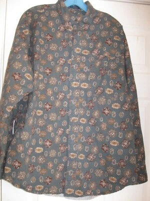 Camisa Ralph Lauren Chaps Para Hombre De Colección Estampado Estilo Paisley Verdoso Grande Foto 1 de 4