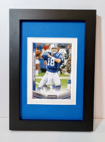 Peyton Manning Indianapolis Colts Display Custom Framed NFL Football Card Plaque Cover