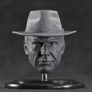 Older Indiana Jones Dial of Destiny custom head 4" 6" 7" 12" action figure - Picture 1 of 1