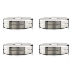 4pcs Stainless Steel Shockproof Isolation Stand Feet Spike Pads 40x10mm - Picture 1 of 10