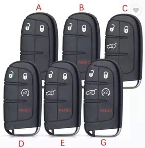 For Chrysler Dodge keyless 5 button remote key Funk Schlüssel Neu 434mhz G A500 - Picture 1 of 10