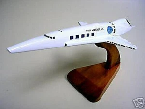Orion Pan Am Odyssey Airplane Desktop Wood Model Small New - Picture 1 of 1