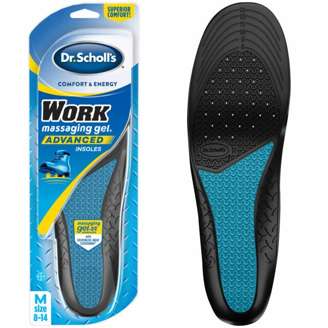 Dr. Scholl's Comfort and Energy Work Insoles for Men (8-14 Size)