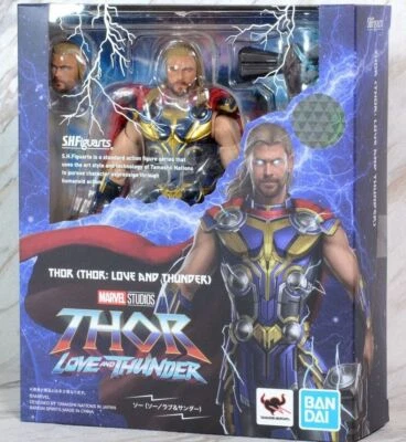 Figura de acción Bandai S.H.Figuarts Thor Love and Thunder SHF 2022 nueva en mano Foto 1 de 4